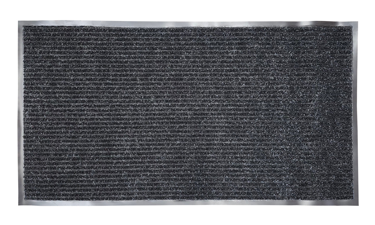 Brush Rib Pepper Entrance Mat - Heavy-Duty Floor