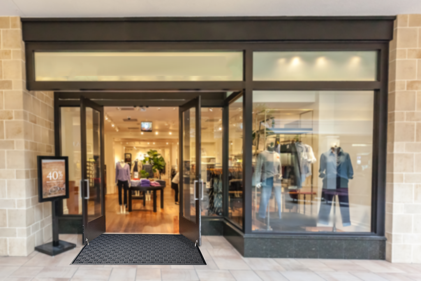 Crosshatch Entrance Mat